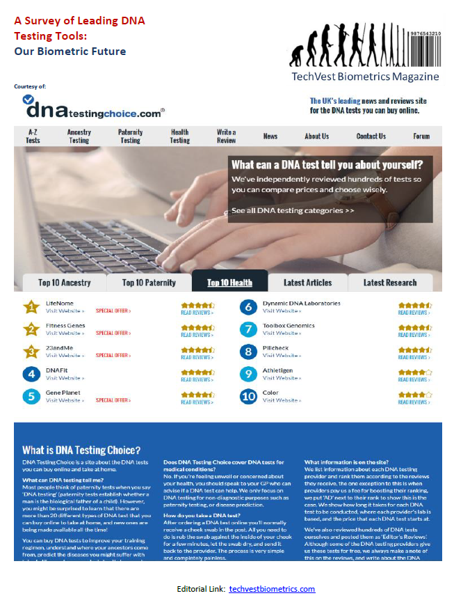 Biometrics DNA Tests page 18